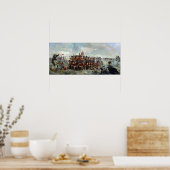 Poster Elizabeth Thompson Le 28e régiment à Quatre (Cuisine)