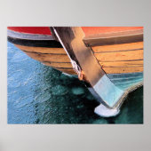 Poster Elizabeth Tilley dans le port gelé de Plymouth MA (Devant)