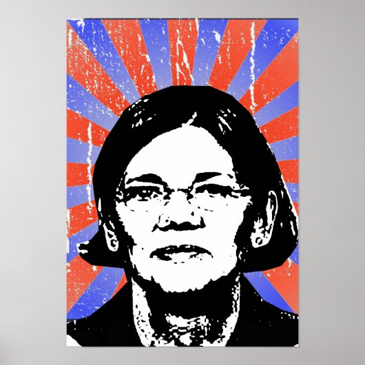 Poster Elizabeth Warren - (Devant)