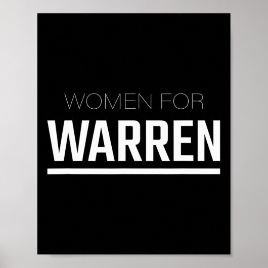 Poster Elizabeth Warren (Devant)