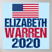 Poster Elizabeth Warren 2020 (Devant)