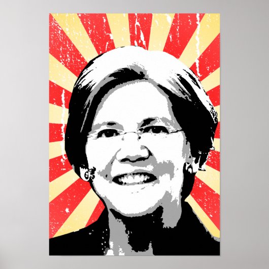 Poster Elizabeth Warren Portrait (Devant)