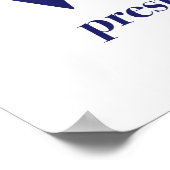 Poster Elizabeth Warren pour l'affiche du président 2016 (Coin)