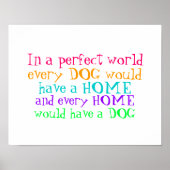 poster elk huis moet een hond hebben (Voorkant)