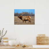 Poster Elk Profile in Autumn (Cuisine)