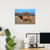Poster Elk Profile in Autumn (Bureau à domicile)