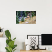 Poster Elk stoïque (Bureau à domicile)