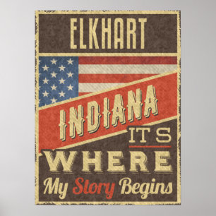 Poster Elkhart Indiana