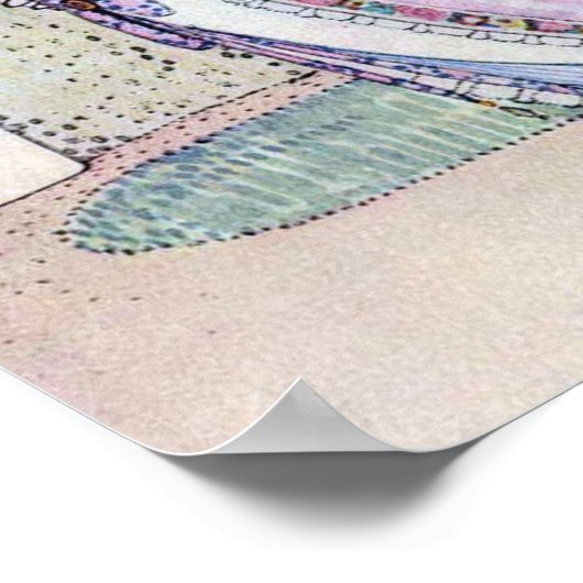 Poster Elle a arrêté par Kay Nielsen (Coin)