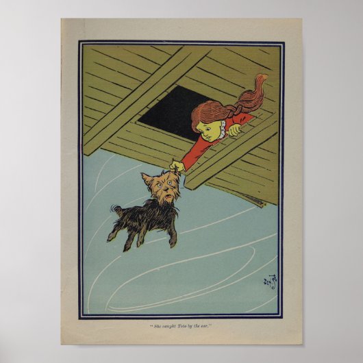 Poster Elle a attrapé Toto par l'oreille. (Devant)