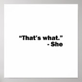 Poster Elle A Dit : (Devant)