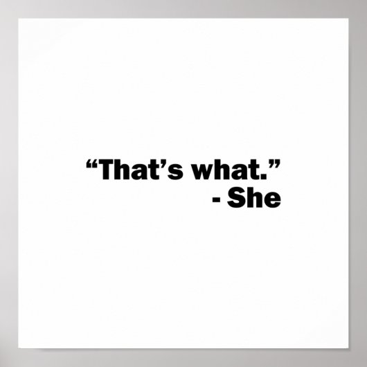 Poster Elle A Dit : (Devant)