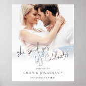 Poster Elle A Dit Oui Photo Welcome Engagement (Devant)