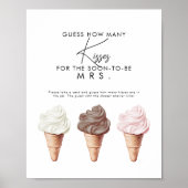 Poster Elle a été récupérée combien de baisers jeu (Devant)