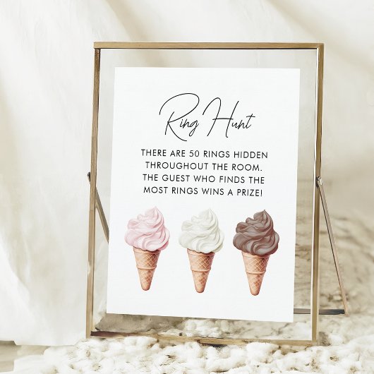 Poster Elle a été récupérée Fête des mariées Ring Chasse 