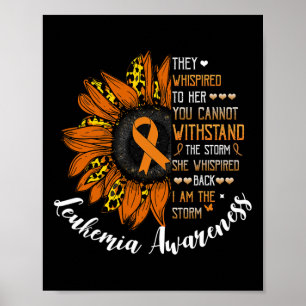 Poster Elle A Fouillé Byck I Am The Storm Leukemia Lauren