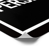 Poster Elle A Néanmoins Persisté - Elizabeth Warren — (Coin)