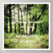 Poster Elle a transformé ses fourmis en boîtes (Devant)