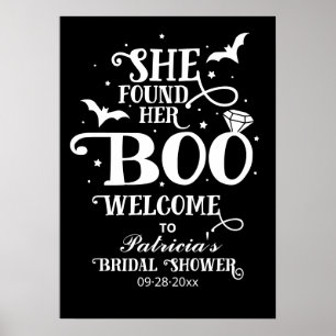 Poster Elle a trouvé son amour Signe de mariage d'Hallowe