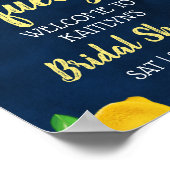 Poster Elle a trouvé son Lemon Bridal Shower (Coin)