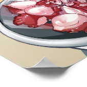 Poster Elle adore cuisiner et elle aime manger Promo (Coin)