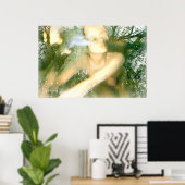 Poster Elle apporte la paix par Gregory Gallo (Bureau à domicile)