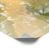 Poster Elle apporte la paix par Gregory Gallo (Coin)