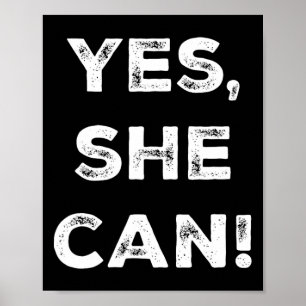 Poster Elle Can Kamala Harris Dnc Slogan Président 2024