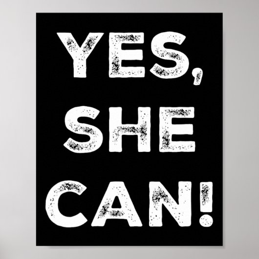 Poster Elle Can Kamala Harris Dnc Slogan Président 2024 (Devant)