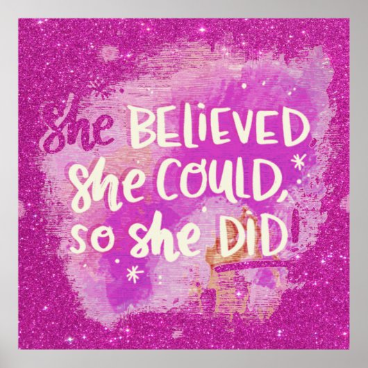 Poster Elle croyait (Devant)