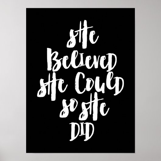 Poster Elle croyait qu'elle pouvait le faire (Devant)