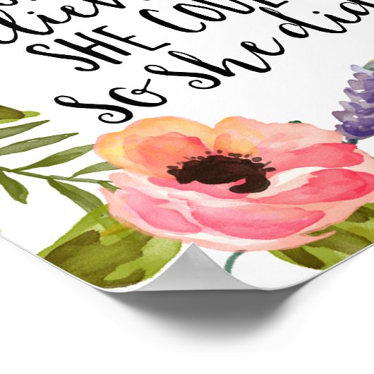 Poster Elle croyait qu'elle pouvait le faire (Coin)