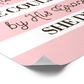 Poster Elle Croyait Qu'Elle Pouvait Par Sa Grâce (Coin)