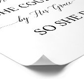 Poster Elle Croyait Qu'Elle Pouvait Par Sa Grâce Donc Ell (Coin)