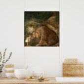 Poster « Elle embrassa l'ours » de John Bauer (Cuisine)