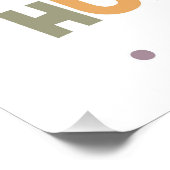 Poster Elle Est Brillante, Mélangée Avec Un Petit Ouragan (Coin)