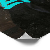 Poster Elle est en train de construire un mur de citation (Coin)