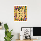 Poster Elle est féroce (Bureau à domicile)