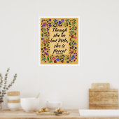 Poster Elle est féroce (Cuisine)