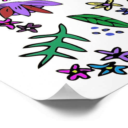 Poster Elle Est Fierce (18x24) (Coin)