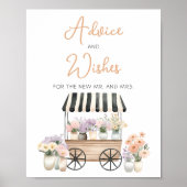 Poster Elle est fraîche hors du marché Conseils et souhai (Devant)