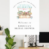 Poster Elle est fraîche sur la Fête des mariées du marché (Bureau à domicile)