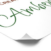 Poster Elle est hors du marché Favori du bar à fleurs (Coin)