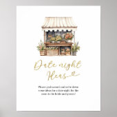 Poster Elle est hors du marché Panneau de jeu d'idées de (Devant)