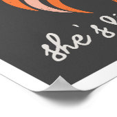 Poster Elle est pare-feu 11"14" Art Print (Coin)