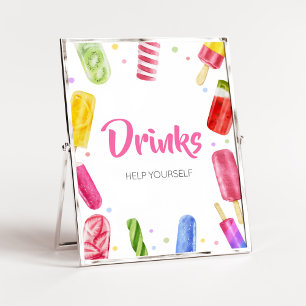 Poster Elle est prête à boire du Baby shower