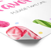 Poster Elle est prête à faire des Baby showers en faveur (Coin)