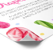 Poster Elle est prête à faire des plongeurs de Baby showe (Coin)