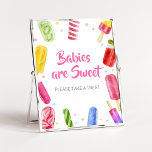 Poster Elle est prête à pop Baby shower Les bébés sont do<br><div class="desc">Faites de votre événement spécial avec ce Baby shower de fille avec notre joli et mignon bébé imprimable sont signe doux avec adorable Popsicle Douche thème. Téléchargez,  personnalisez et créez des souvenirs durables avec cette touche parfaite pour votre fête joyeuse ! BS783</div>