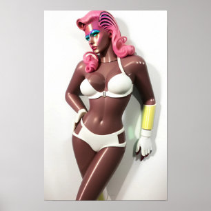 Poster Elle Était Plastique Comme Mes Sentiments Ken Gage